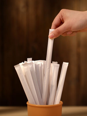 OEM Disposable Bamboo Stir Sticks Tea Stirrer FDA Certificate 190x5x1.3mm
