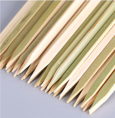 15cm Bamboo Paddle Picks Skewers for BBQ 100packs