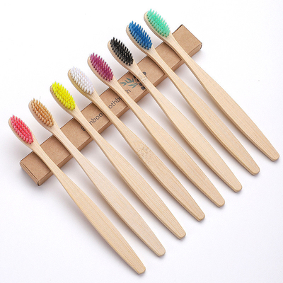 Disposable Individually Box Packed Hotel Disposable Bamboo Wood Toothbrush
