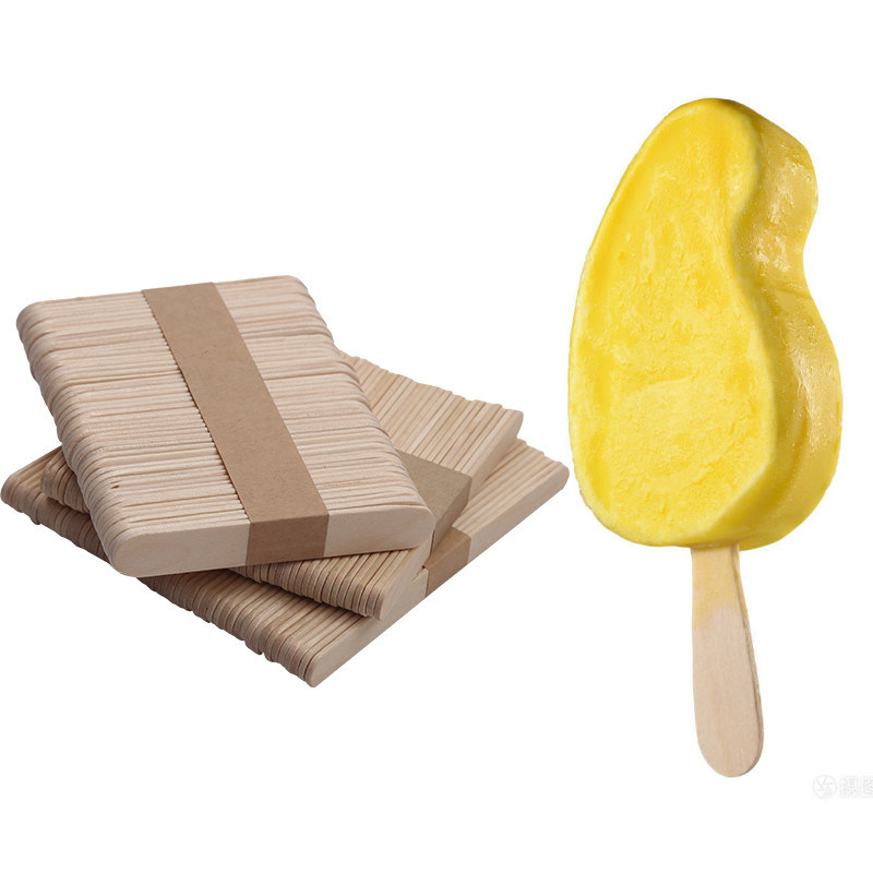 Disposable Wood Timber Craft Bulk Popsicle Sticks For Ice Cream